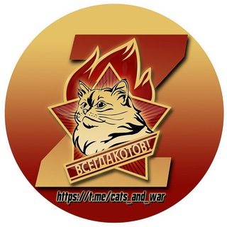 Логотип телеграм канала @cats_and_war — БОЕVЫЕ КОТИКИ