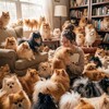 Логотип телеграм канала @cats_and_spitz — Котики и шпицы