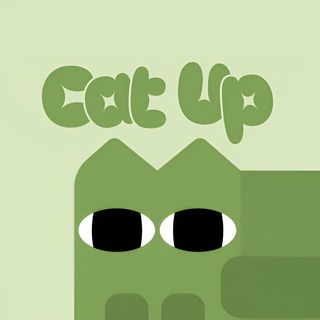 Логотип телеграм канала @catup_app — CatUp