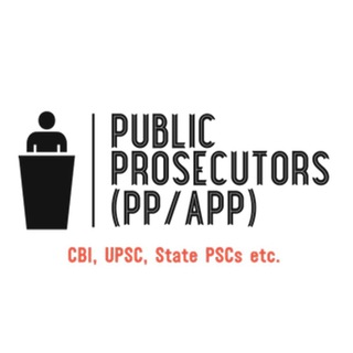 Logo of telegram channel cbiprosecutors — Public Prosecutors of India APPs/PPs