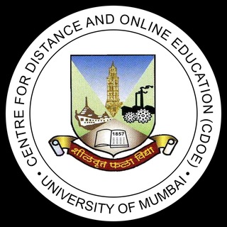 टेलीग्राम चैनल का लोगो cdoe_uom — CDOE (formerly IDOL) University of Mumbai (Official)