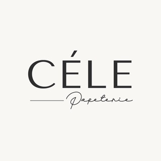 Логотип телеграм канала @celepapeterie — CÉLE papeterie ✍🏼🪄
