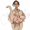 Логотип телеграм канала @celerymo — мама с сельдереем