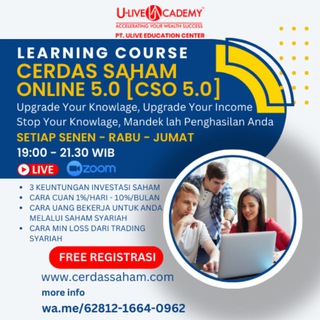 Telegram channel U-live Academy logo