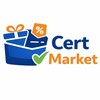 Логотип телеграм канала @cert_market — Сертификаты: OZON, WB, Пятерочка и много других