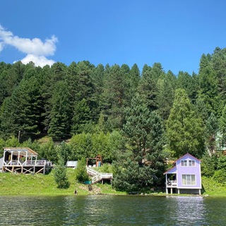 Логотип телеграм канала @chalet_oandk — chalet_O&K, Телецкое озеро, Артыбаш, ул.Телецкая, 60А