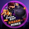 Логотип телеграм канала @chap_mines — Krash-Mines Бот 🟣 1WIN