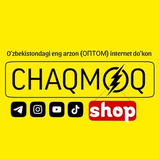 Telegram channel CHAQMOQ SHOP logo