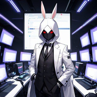 Логотип телеграм канала @characterai_whiterabbit — Character.ai 18  | Бог цензуры, Профессор Белый кролик. C.ai| Обход цензуры, сюжеты по c.ai|
