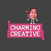 Логотип телеграм канала @charmingcreate — creative @kami.charming