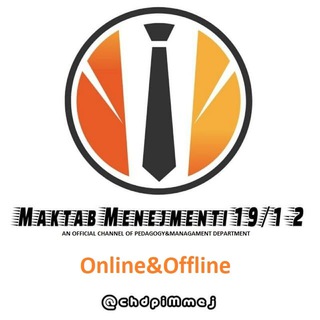 Telegram kanalining logotibi chdpimmej — Maktab Menejmenti 19/1-2 | Online&Offline