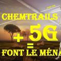 Logo de la chaîne télégraphique chemtrails5genocidecocide - Chemtrails 5G = Génocide   Écocide