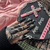 Логотип телеграм канала @chernovanailsss — треш мастер