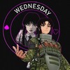 Логотип телеграм канала @chernyiveselclown — Wednesday Mem'z