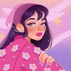 Логотип телеграм канала @cherrymessagee — вишнёвое послание