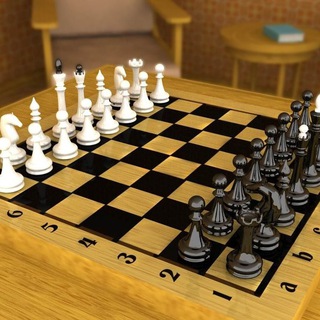 Логотип телеграм канала @chessornot — Шахматная доска