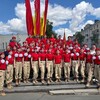 Логотип телеграм канала @chestimeyu_24 — Военно-патриотический клуб "Честь имею!" им. Е.Г. Орехова
