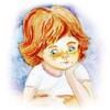 Логотип телеграм канала @childbookcase — Книжный шкаф — детям