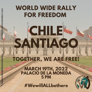 电报频道的标志 chilenosxlaverdad — World Wide Freedom Chile 🇨🇱 (CANAL OFICIAL)