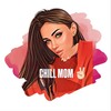 Логотип телеграм канала @chillovayamom — CHILL MOM ✌🏻