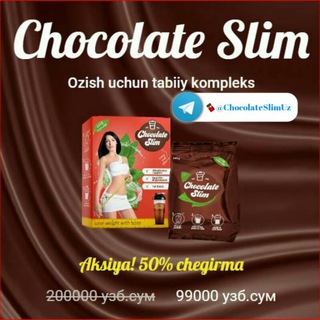 Telegram kanalining logotibi chocolateslimuz — Chocolate Slim✔#Aksiya119.000Uzb So‘m