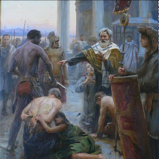 Логотип телеграм канала @church_history_law — "Церковь, История и Закон"
