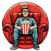 Логотип телеграм канала @cinemadnesss — Киношка без границ