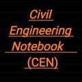 Logo saluran telegram civil_engineering_notebook — Civil Engineering Notebook (CEN)