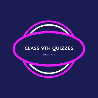 Logo of telegram channel class_9_quiz — Class 9th MCQ - Pre-NTSE Quiz