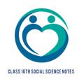 Telegram channel Class 10th Social Science notes logo