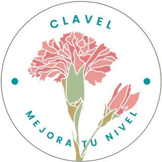 Логотип телеграм канала @clavel_es — Clavel - Español con buen humor