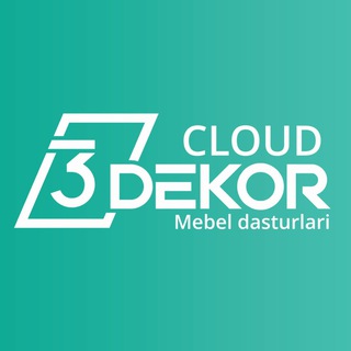 Telegram kanalining logotibi cloud_3dekor — 3DEKOR CLOUD - Furniture & Software