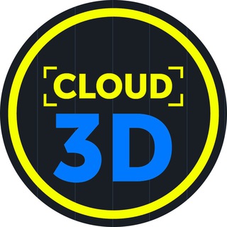 Логотип телеграм канала @cloud3d — CLOUD 3D