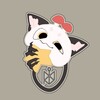 Логотип телеграм канала @clown_pewsh — Кот. (Скобки)