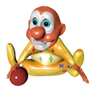 Логотип телеграм канала @clownsticker — Стикеры с клоунами из мультиков АШ