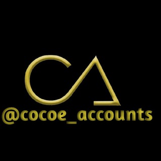 Telegram kanalining logotibi cocoe_accounts — COCOE ACCOUNTS