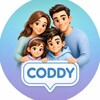 Логотип телеграм канала @coddy_it_school — CODDY | IT-школа для детей