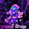 Логотип телеграм канала @code_bs_free — Gems Shop ❤️ | Донат в Brawl Stars 🥥