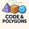 Логотип телеграм канала @code_n_polygons — Код & Полигоны