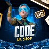 Логотип телеграм канала @codeucshop — 𝐂𝐎𝐃𝐄 𝐔𝐂 𝐒𝐇𝐎𝐏