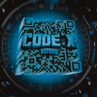 Логотип телеграм канала @codexrefund — REFUND / CODE X