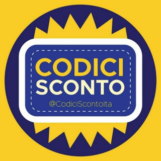 Logo del canale telegramma codiciscontoita - Codici Sconto Amazon - @codiciscontoita (link di ingresso)