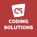Logo saluran telegram coding_solutions_help — Coding Solutions ⛥