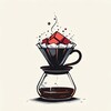 Логотип телеграм канала @coffee_cube — Coffee cube