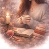 Логотип телеграм канала @coffeebooksfog — Кофе, Книги и Туман