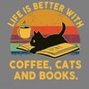 Логотип телеграм канала @coffeecatsandbooks — ~кофе, коты и книги~