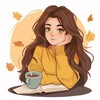 Логотип телеграм канала @coffeewithaphilologist — Кофе с филологом ☕️