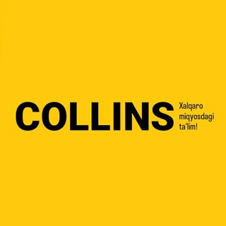 Telegram kanalining logotibi collins_uz — COLLiNS Education 📍