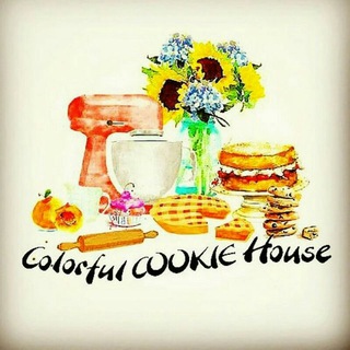 Логотип телеграм канала @colorfulcookiehouse — 🌸خونه کوکی رنگی🌻