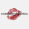 Logo of telegram channel combinedquotes — combined quotes.